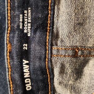 Old Navy, Size 22, Meduim Wash Jeans